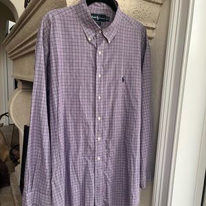 RALPH LAUREN DRESS SHIRT DARK LAVENDER